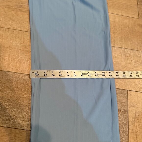 BANANA REPUBLIC PLEATED WIDE LEG BLUE PANTS SIZE 8 PETITE - Picture 5 of 10